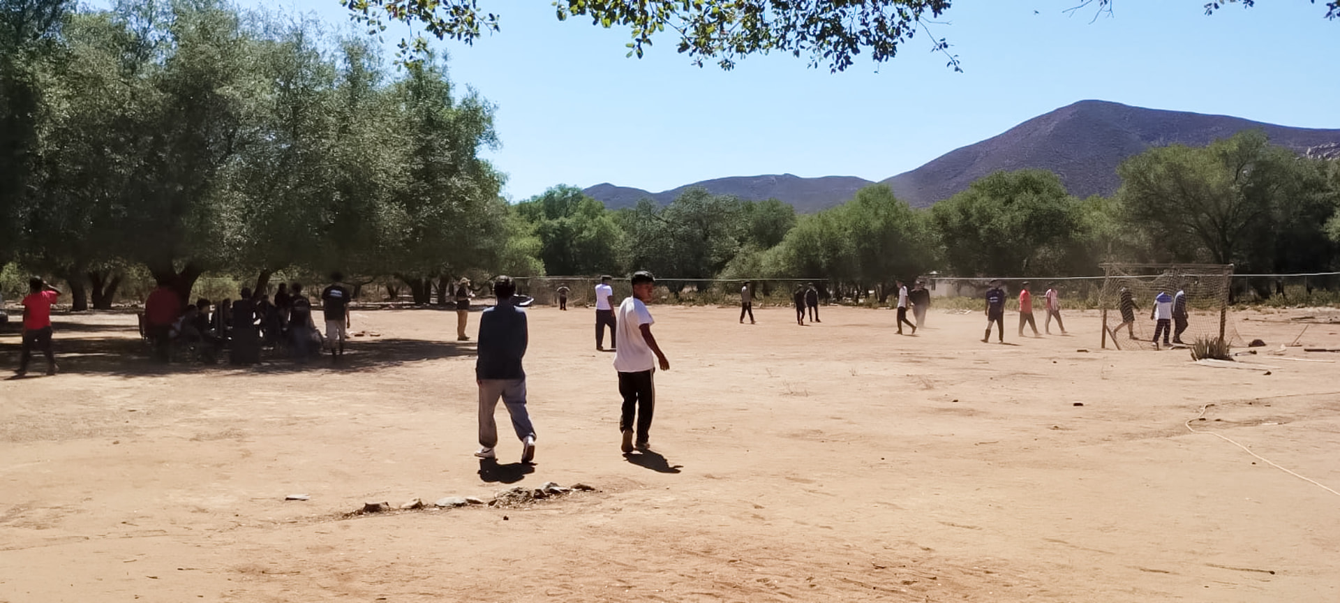 Cancha y actividades deportivas